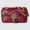 GG MARMONT MINI SHOULDER RED BAG