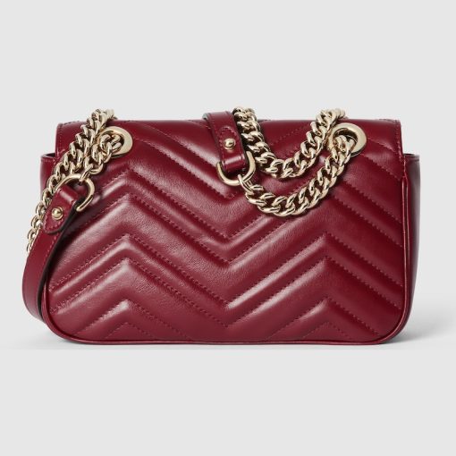 GG MARMONT MINI SHOULDER RED BAG