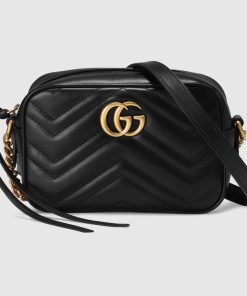 GG MARMONT MINI BLACK BAG