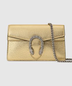 DIONYSUS SUPER MINI GOLD LAME BAG