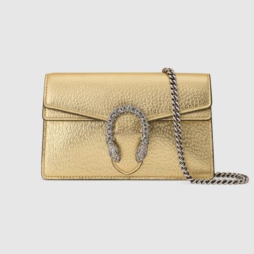 DIONYSUS SUPER MINI GOLD LAME BAG