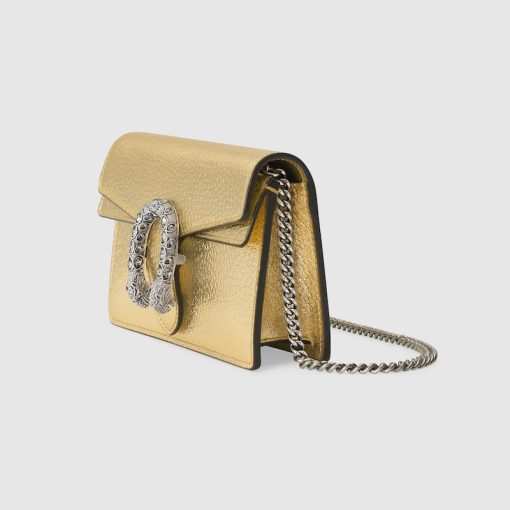 DIONYSUS SUPER MINI GOLD LAME BAG