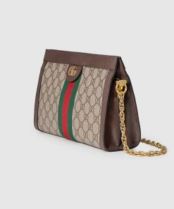 GUCCI OPHIDIA SMALL GG SUPREME SHOULDER BAG