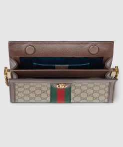 GUCCI OPHIDIA SMALL GG SUPREME SHOULDER BAG