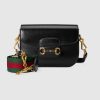 GUCCI HORSEBIT 1955 MINI SHOULDER BLACK BAG