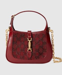 JACKIE 1961 GG CRYSTAL RED MINI BAG