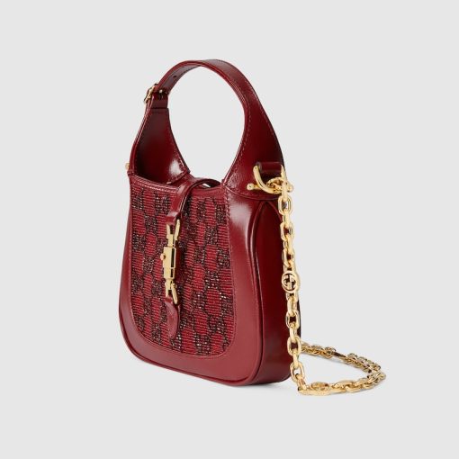 JACKIE 1961 GG CRYSTAL RED MINI BAG