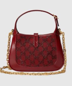 JACKIE 1961 GG CRYSTAL RED MINI BAG