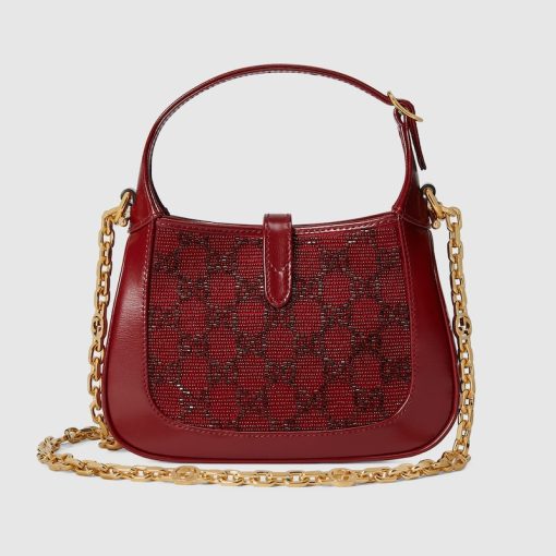 JACKIE 1961 GG CRYSTAL RED MINI BAG