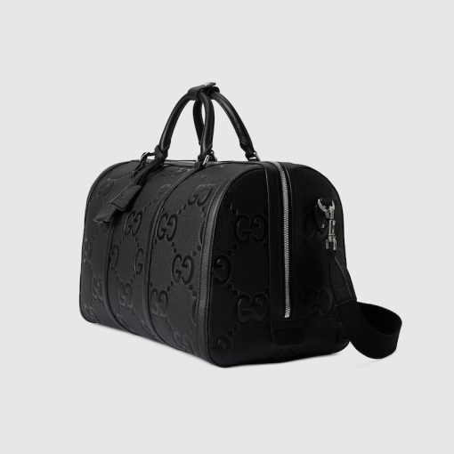 MEDIUM DUFFLE BLACK SOFT GRAINY