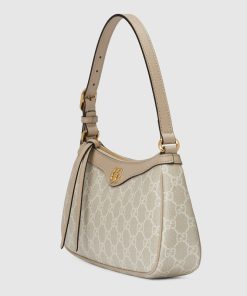 OPHIDIA SMALL BAG BEIGE AND WHITE SUPREME