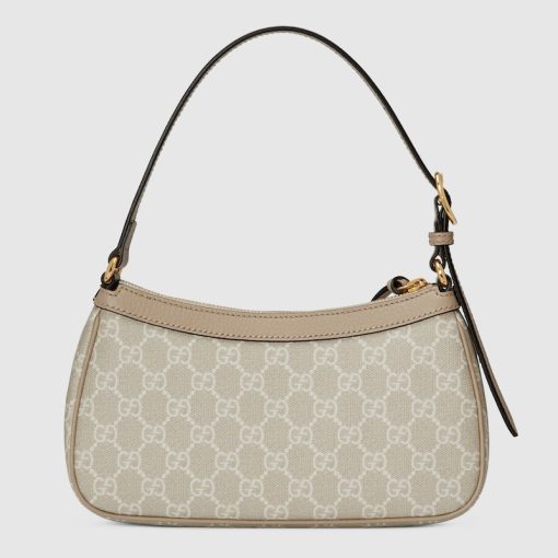 OPHIDIA SMALL BAG BEIGE AND WHITE SUPREME