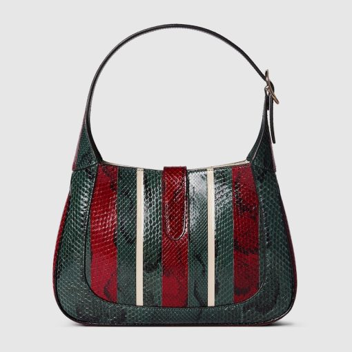 GUCCI JACKIE PYTHON SHOULDER BAG