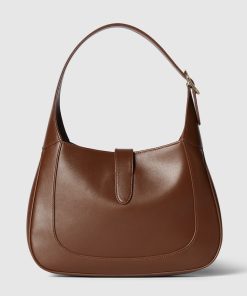 GUCCI JACKIE SMALL BROWN SHOULDER BAG