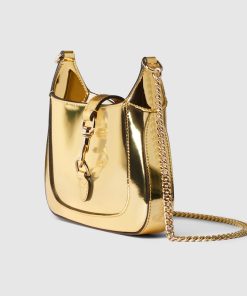 GUCCI JACKIE NOTTE MINI GOLD BAG