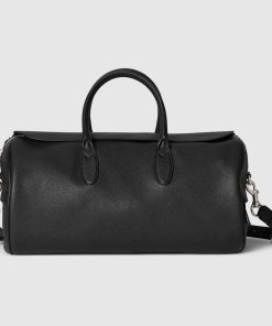 MEDIUM DUFFLE BLACK SOFT GRAINY