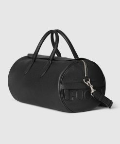 MEDIUM DUFFLE BLACK SOFT GRAINY