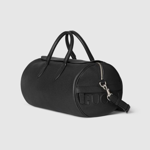 MEDIUM DUFFLE BLACK SOFT GRAINY