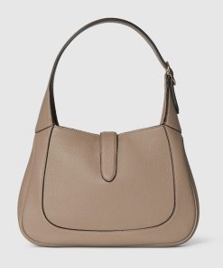 GUCCI JACKIE 1961 SMALL SHOULDER TAUPE BAG