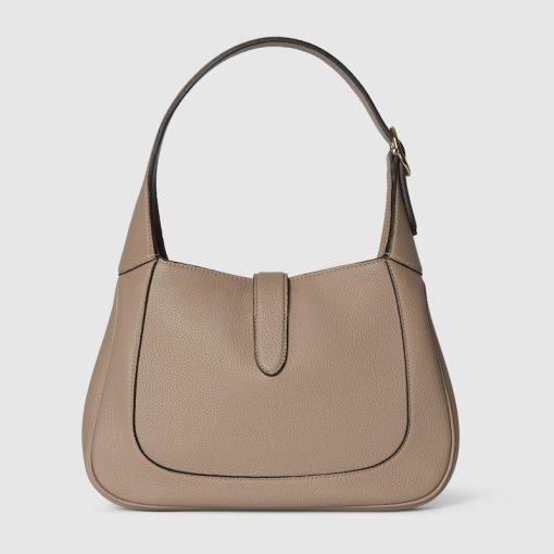 GUCCI JACKIE 1961 SMALL SHOULDER TAUPE BAG