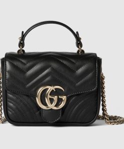 GG MARMONT MINI TOP HANDLE BAG