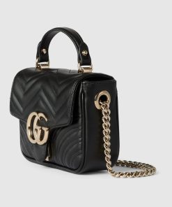 GG MARMONT MINI TOP HANDLE BAG