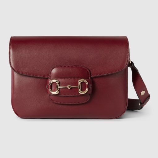 GUCCI HORSEBIT 1955 SMALL ROSSO SHOULDER BAG