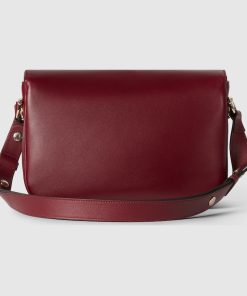 GUCCI HORSEBIT 1955 SMALL ROSSO SHOULDER BAG