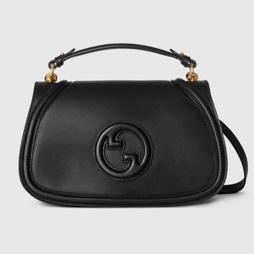 GUCCI BLONDIE MEDIUM TOP HANDLE BLACK BAG