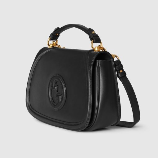 GUCCI BLONDIE MEDIUM TOP HANDLE BLACK BAG