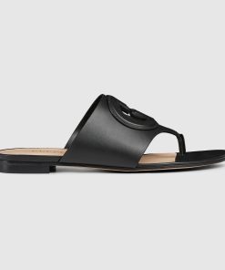GUCCI Women's Interlocking G cut-out sandal