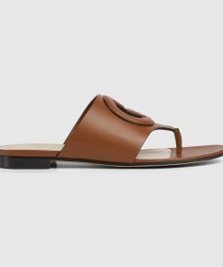 GUCCI Women's Interlocking G cut-out sandal