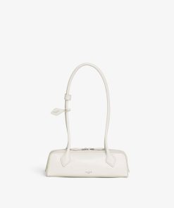 ALAIA SMALL IVORY BAG IN GOATSKIN