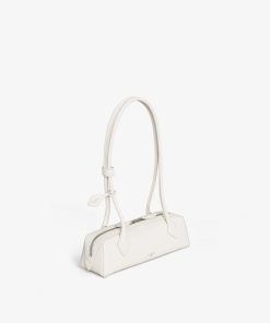 ALAIA SMALL IVORY BAG IN GOATSKIN