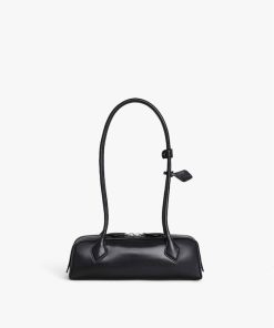 ALAIA SMALL BLACK BAG IN GOATSKIN