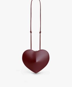 ALAIA RED HEART BAG IN CALFSKIN