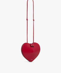 ALAIA RED HEART BAG IN CALFSKIN
